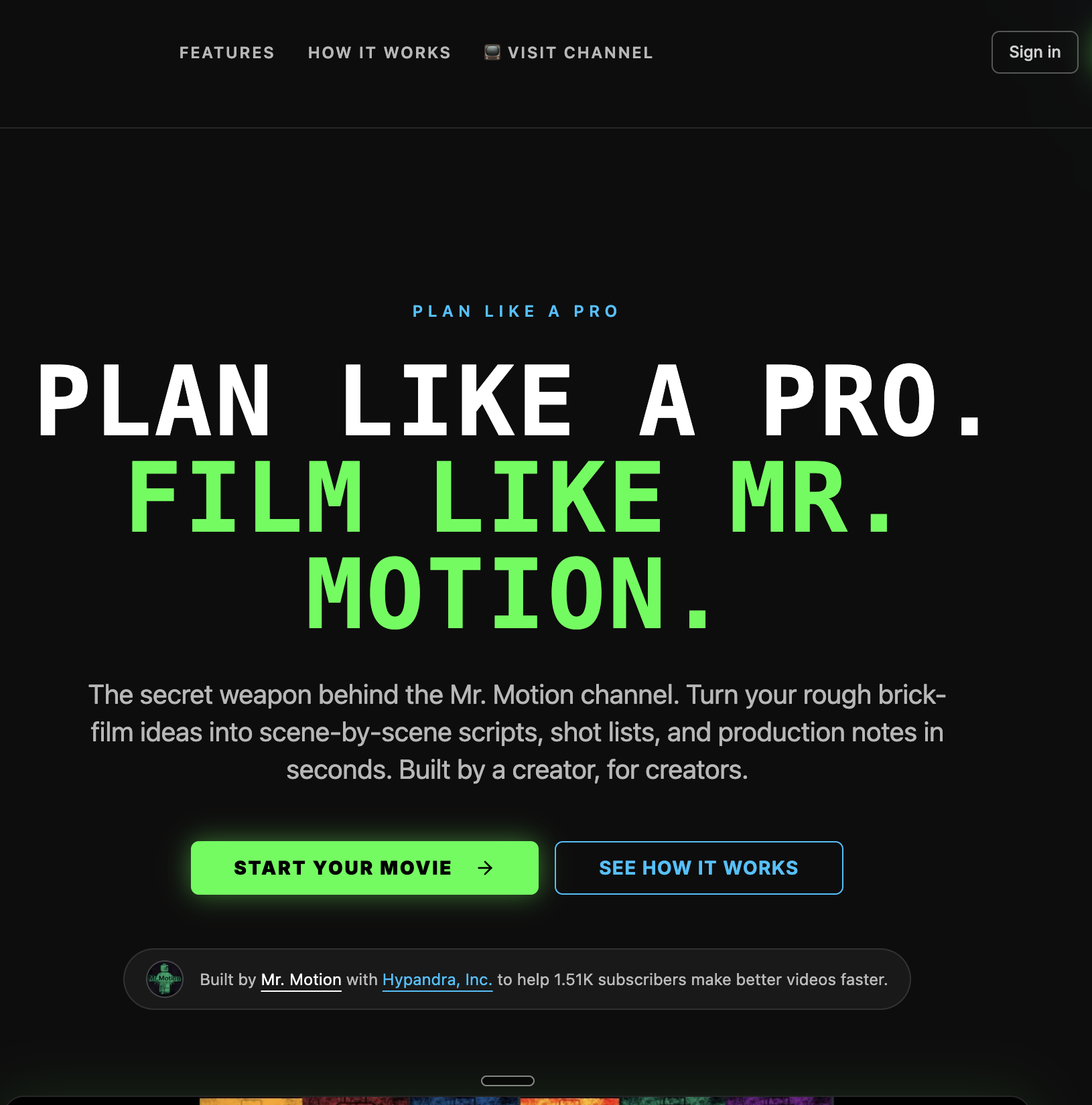 Stop Motion Planner screenshot