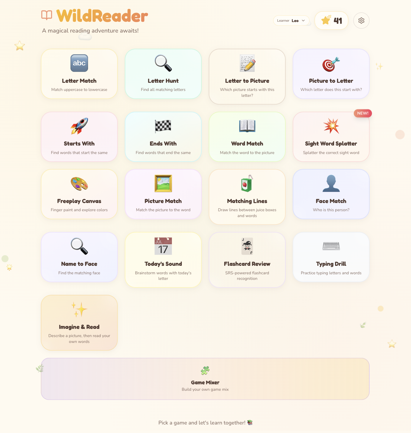 Wild Reader screenshot